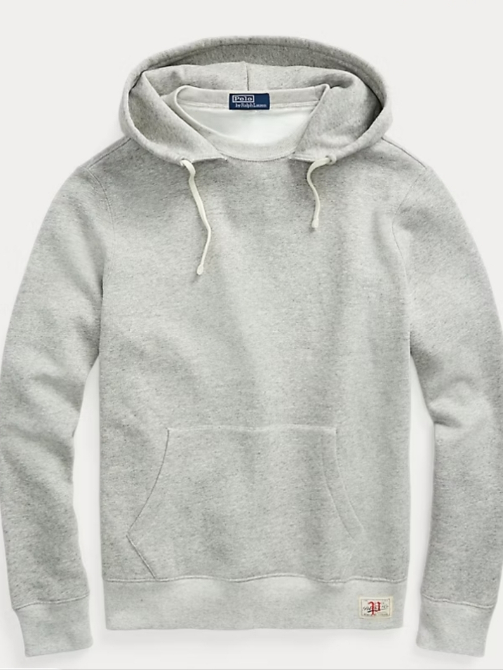 MEN'S POLO RALPH LAUREN GREY FLEECE SWEATSHIRT SWEATER HOODIE SZ S $198